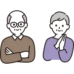 Men And Women With Resolved Expressions Senior SVG Icon